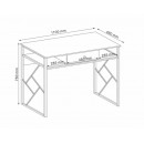 Стол компьютерный SIGNAL TABLO B дуб/т.коричневый, 110/48/76